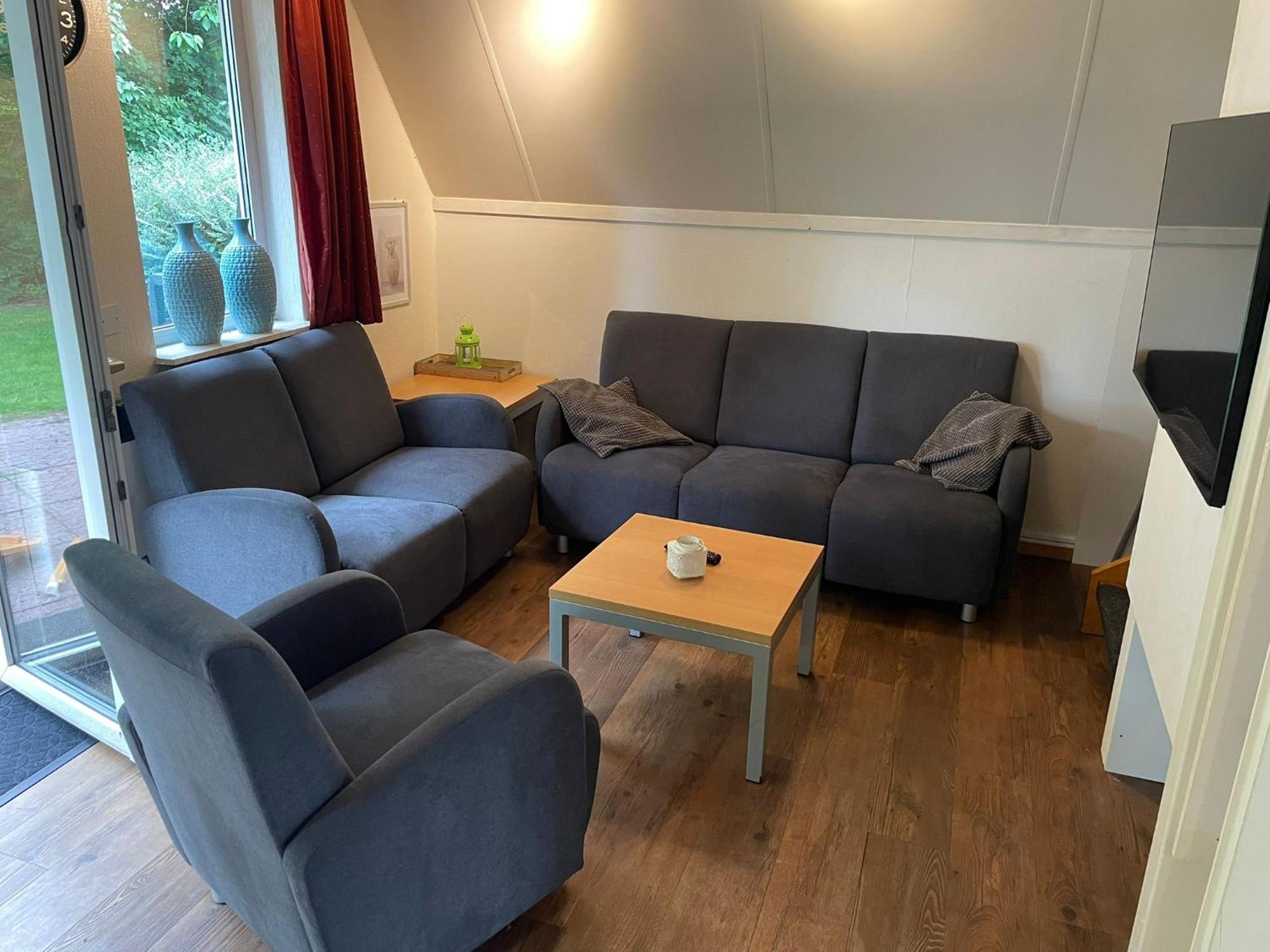 Het Familie Boshuisje - Vakantiewoning Op Prachtig Park Met Veel Faciliteiten Inc Ligbad Gramsbergen Εξωτερικό φωτογραφία